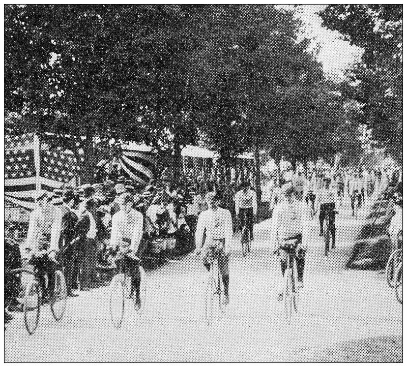 1897年的运动和消遣:自行车俱乐部，哈莱姆