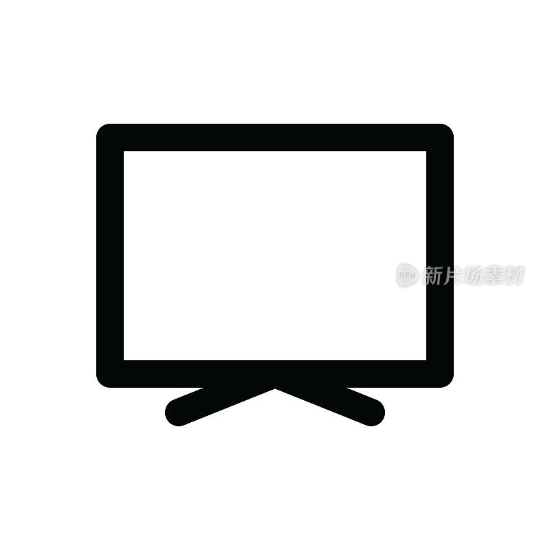 设备细线图标-可编辑笔画