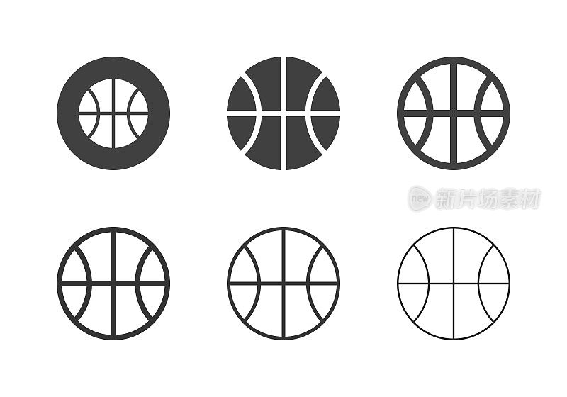 篮球图标-多系列