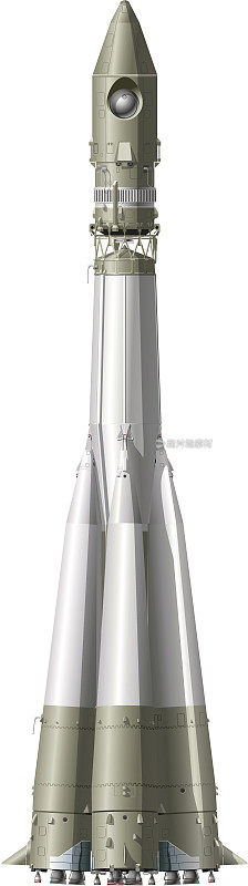 Hi-detailed太空火箭