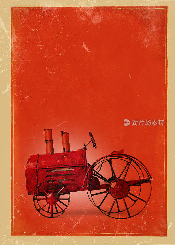 红色十月拖拉机