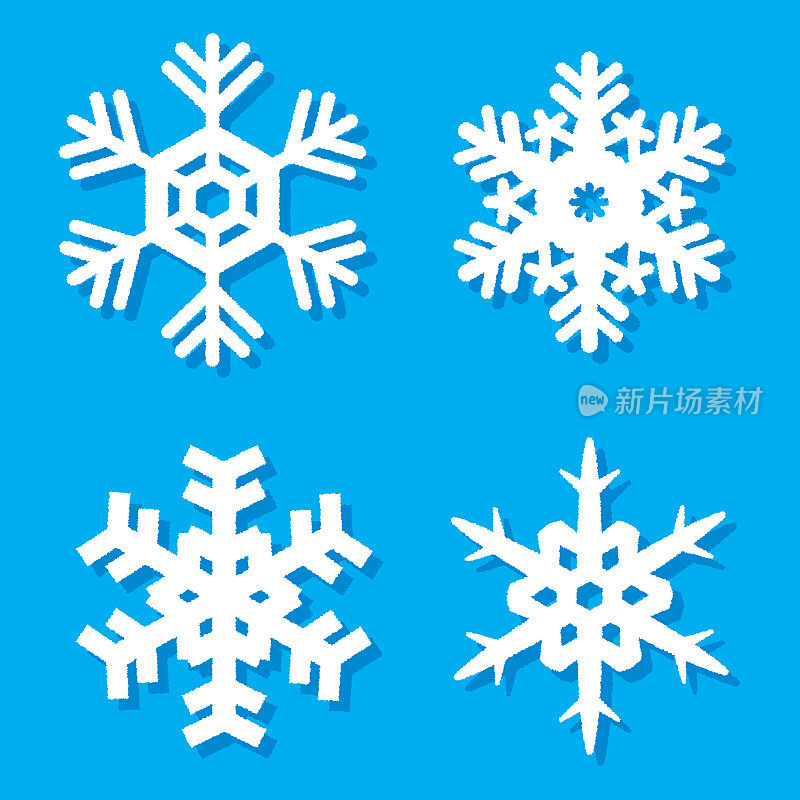 雪花图标设置纹理