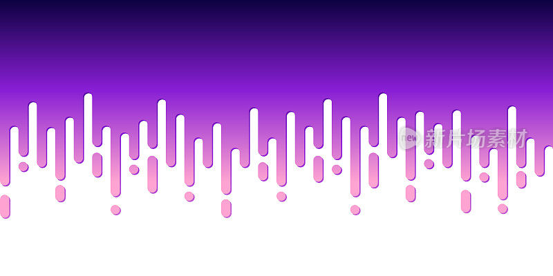 抽象圆角线-半色调过渡-紫色无缝背景
