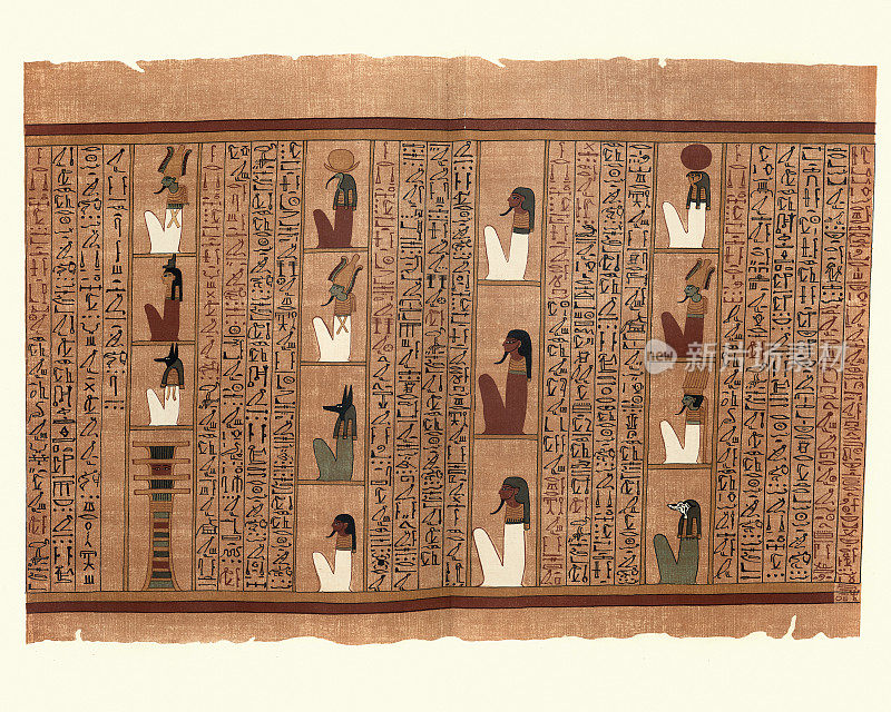 古埃及阿尼纸莎草，地方的十五种力量