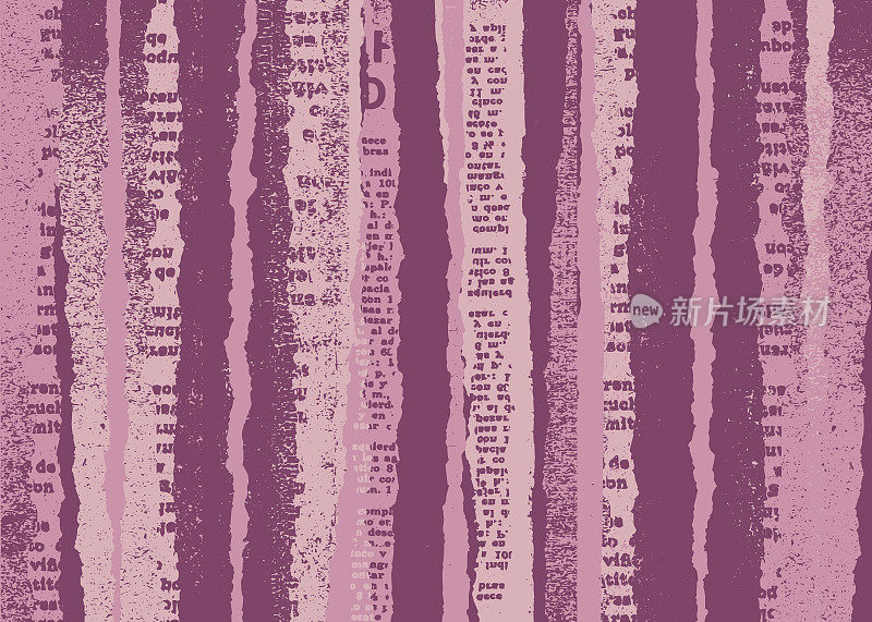 垃圾纹理撕纸背景-紫色