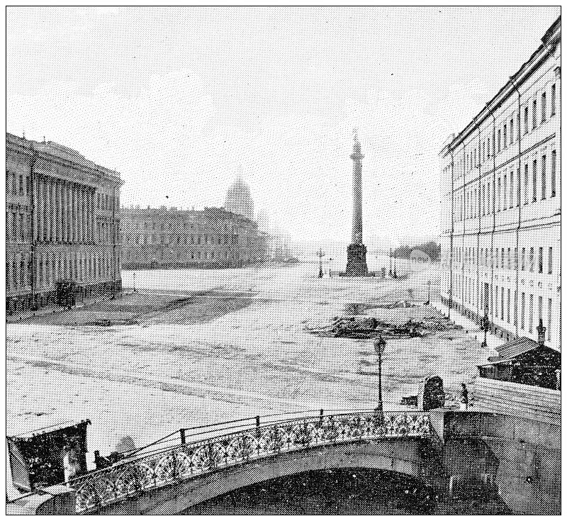 圣彼得堡古玩旅行照片:猛犸街道和广场