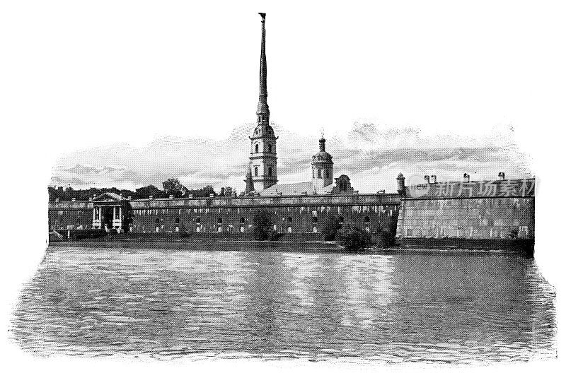 圣彼得堡圣彼得和保罗大教堂,俄罗斯-俄罗斯帝国19世纪