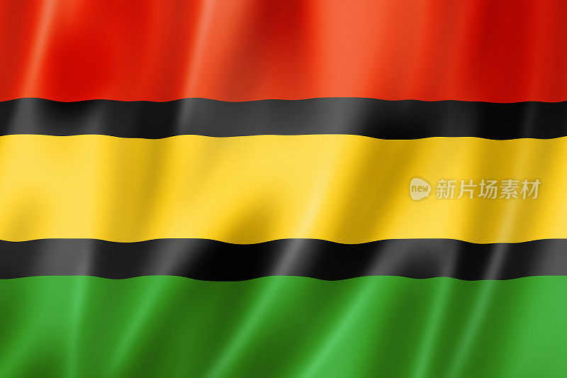 丁卡人的民族旗帜，非洲