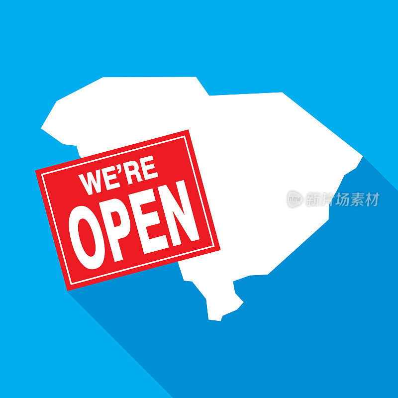 南卡罗来纳州,我们是开放图标