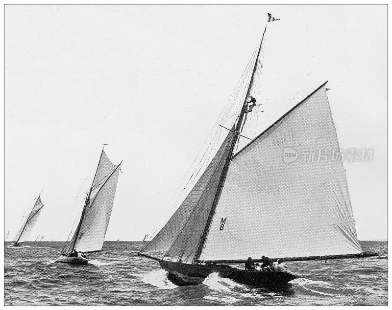 1897年的运动和消遣:诺洛塔游艇