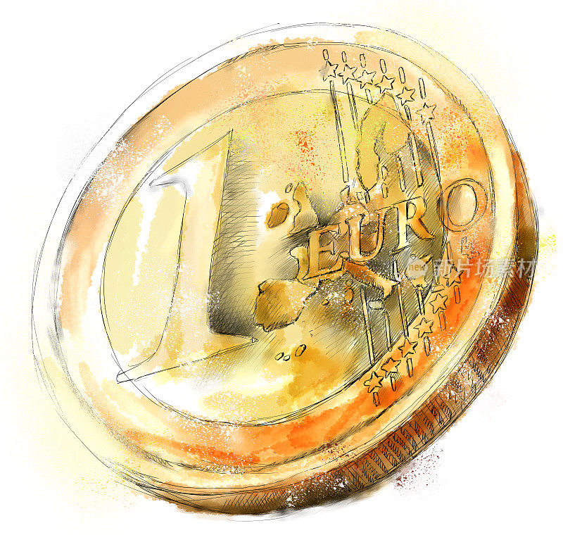 毁了欧元硬币