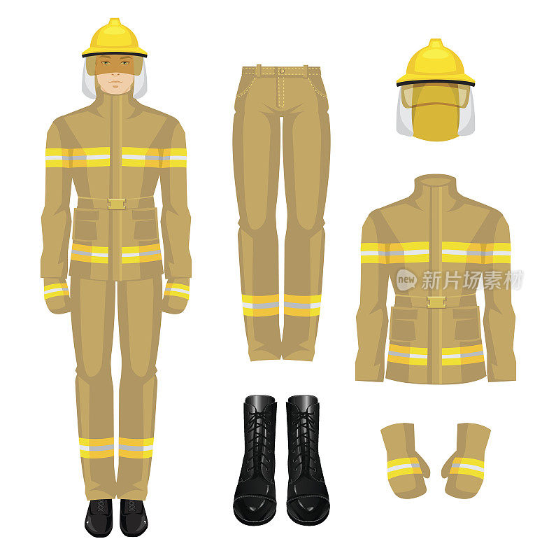 消防队员的正式服装