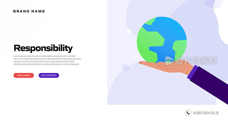 核心价值概念矢量插图网站横幅，广告和营销材料，在线广告，业务演示等。