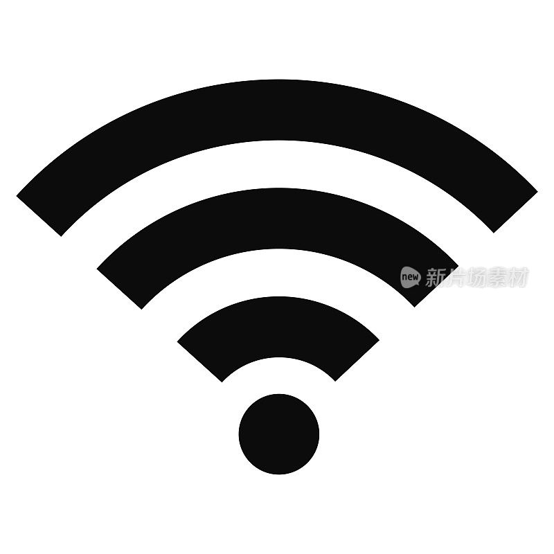 矢量Wi-Fi互联网图标