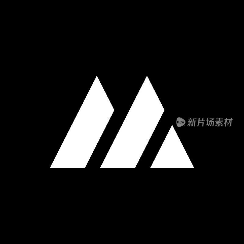 字母M标志