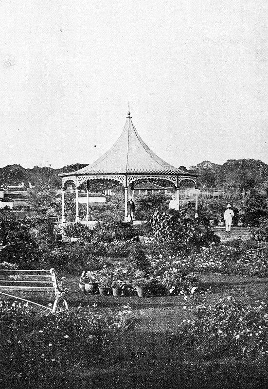 1895年印度的人物和地标:贝尔高姆的舞台