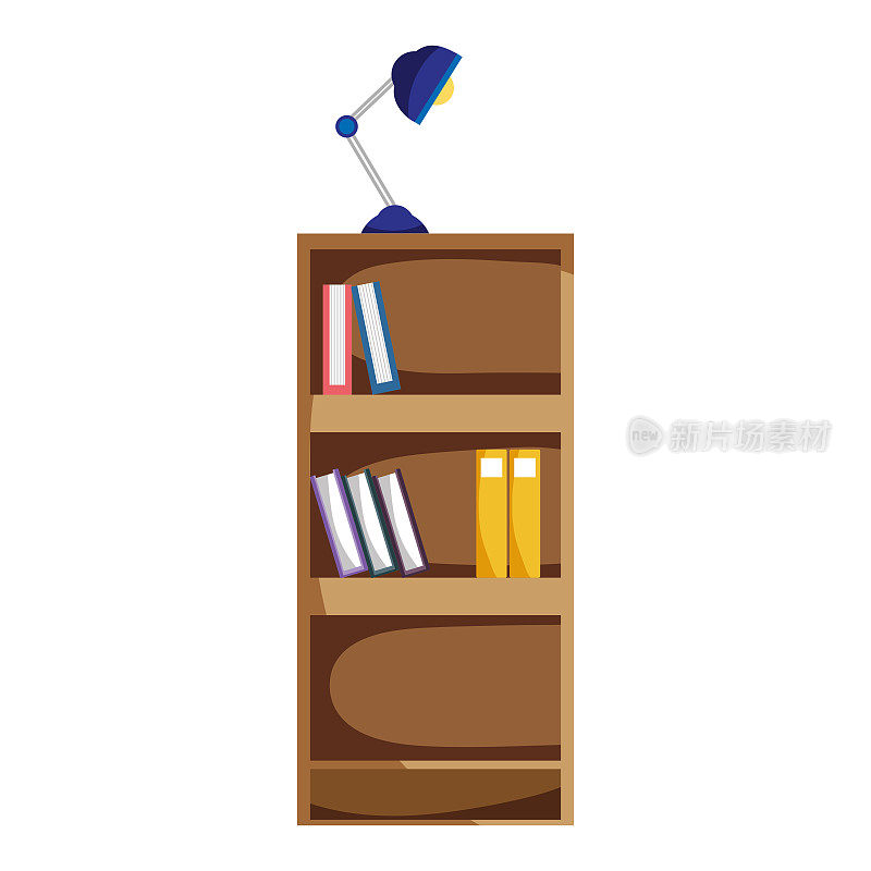 教育书柜配书和台灯