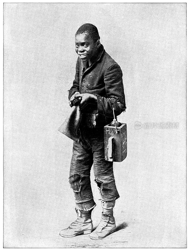 非裔美国擦鞋人――19世纪