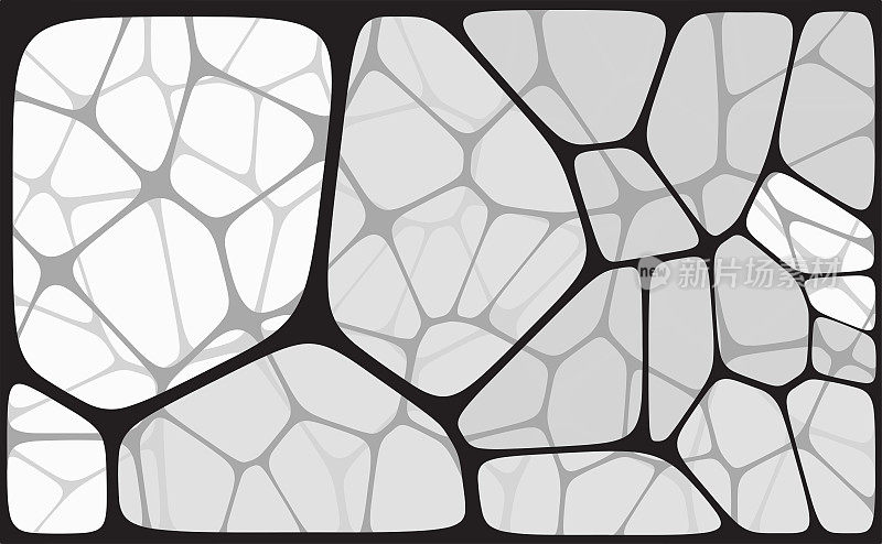 Voronoi图表矢量背景