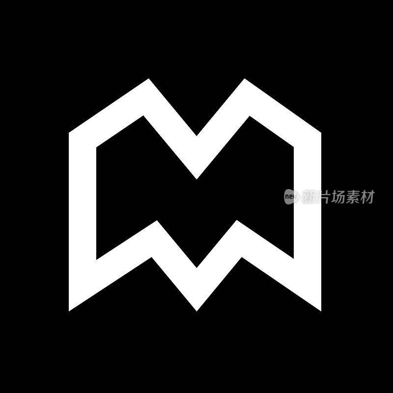 字母M标志