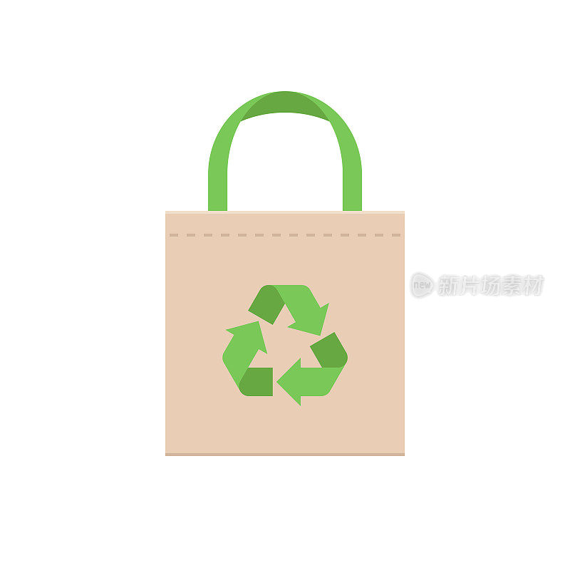 布袋带回收标志，国际无塑料袋日相关