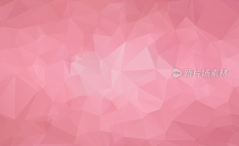粉红色的模式。三角形模板。几何样本。重复使用三角形形状