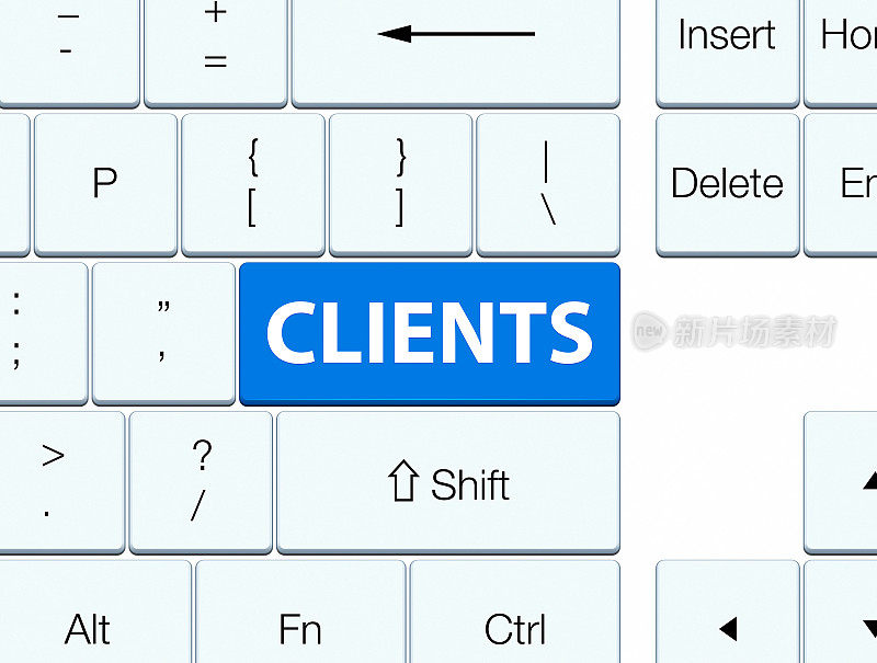 客户端蓝色键盘按钮