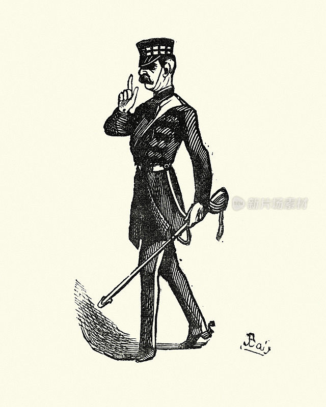 士兵,一个非常好的人,维多利亚时代的伦敦人物,1850年代