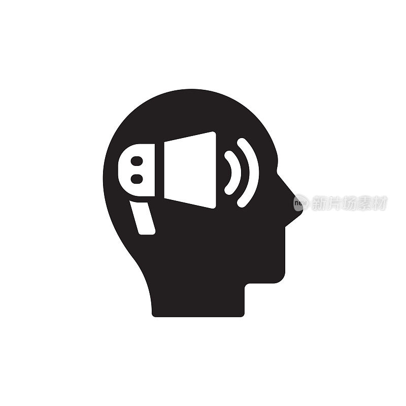 推广图标，矢量符号插图。