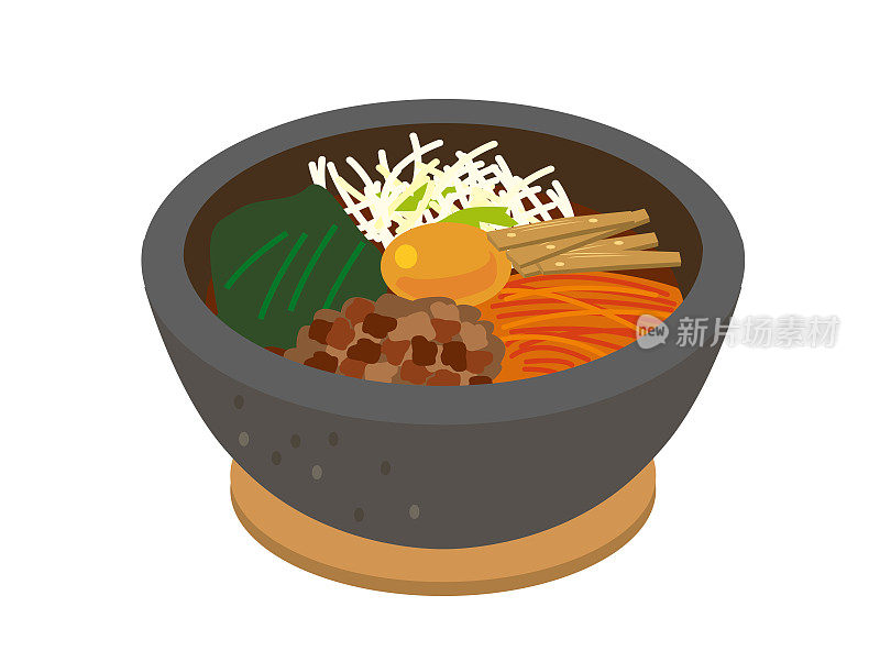 石烧石锅拌饭是中国菜