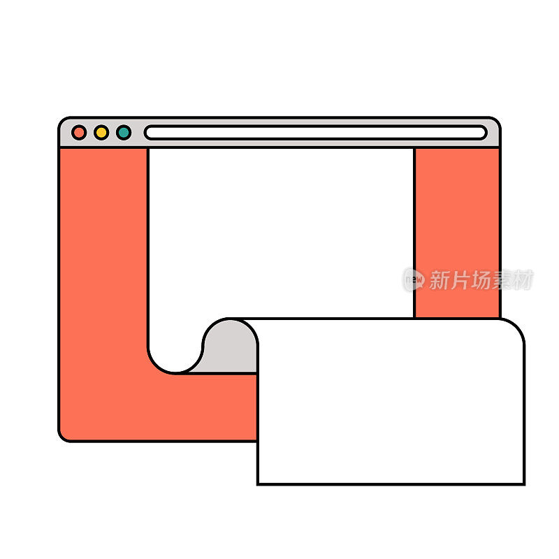 Web浏览器文档折叠