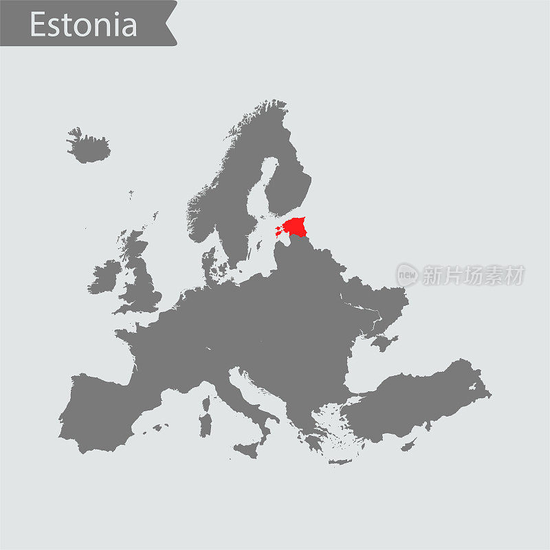 爱沙尼亚地图