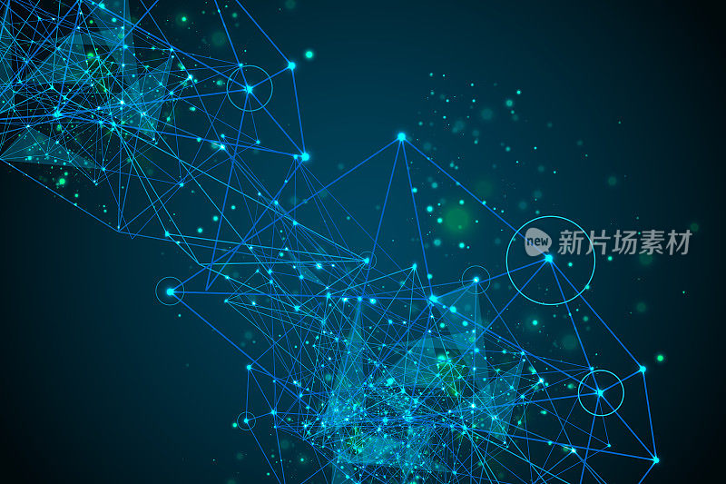 技术网络背景。