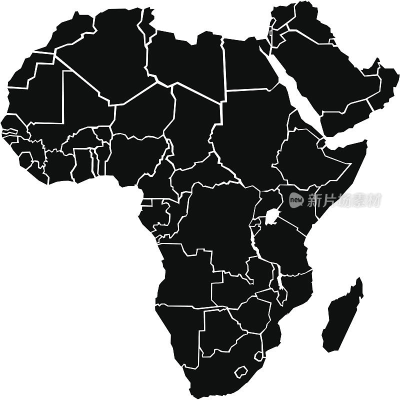 的非洲地图