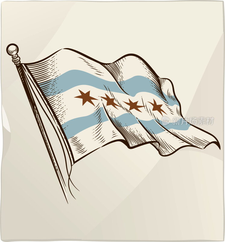 芝加哥的旗帜