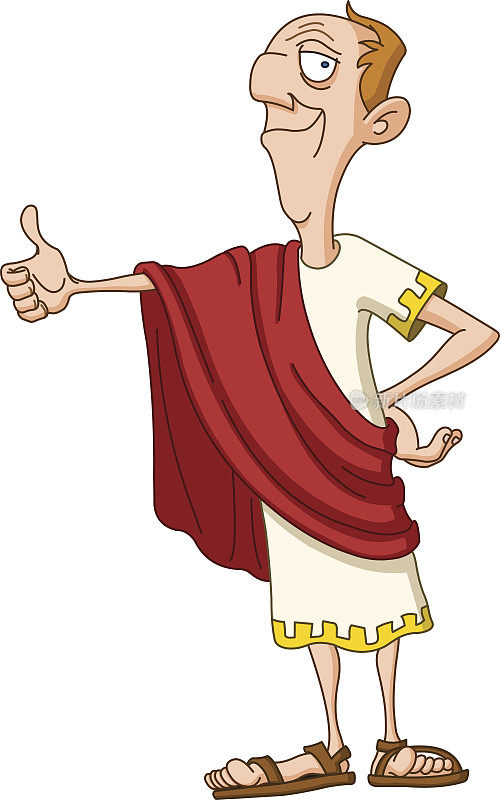 竖大拇指的罗马皇帝
