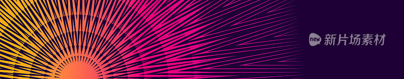 太阳与阳光抽象的背景