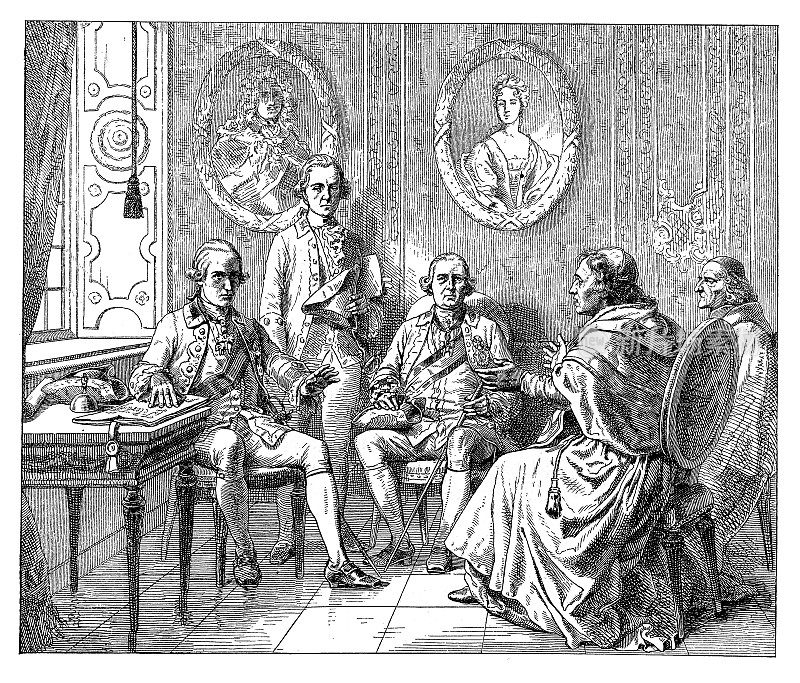教皇庇护六世与约瑟夫二世的会晤