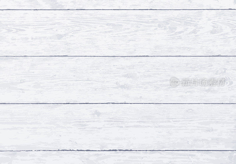 白色木质纹理，旧漆木板。木板材质逼真，木板纹理平坦。木制背景。平躺躺