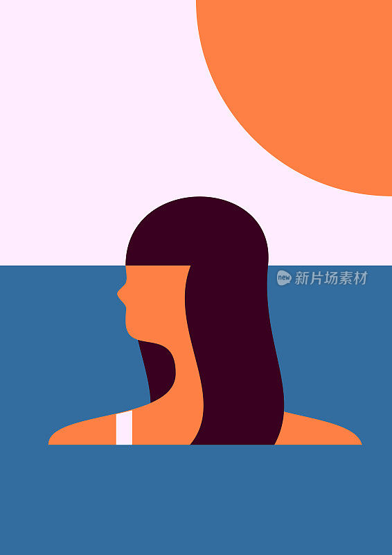 女孩与海