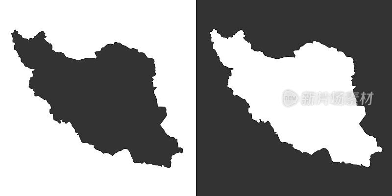 伊朗的地图