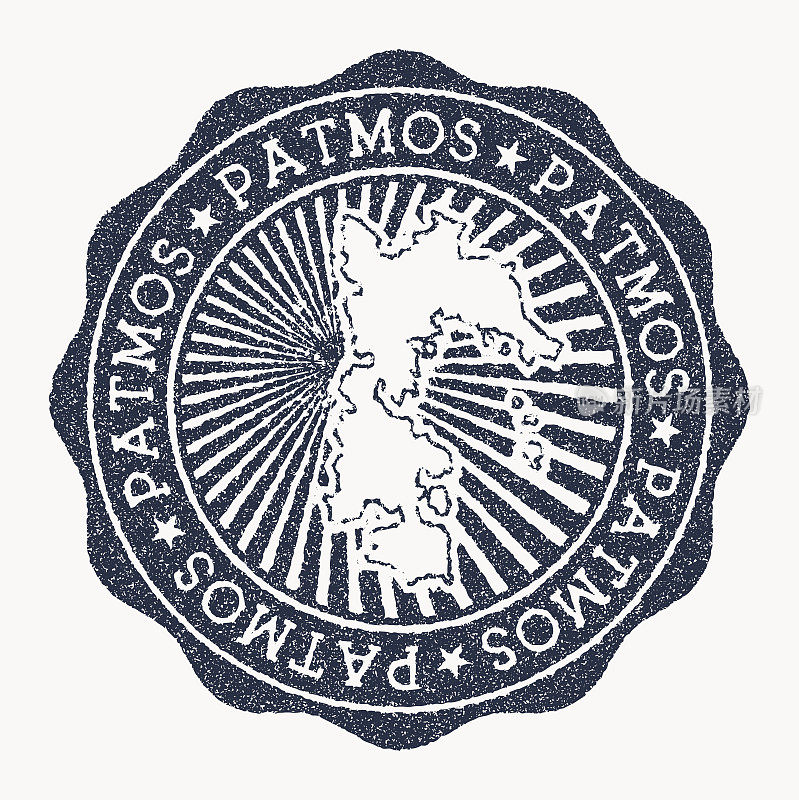 帕特莫斯邮票。