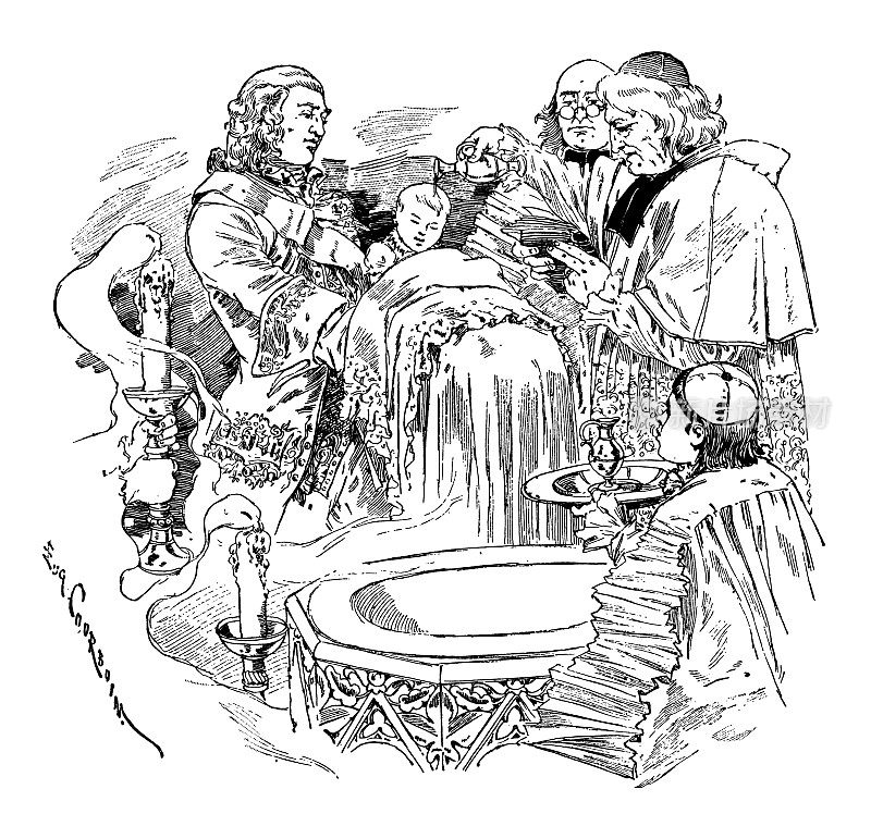 18世纪法国的洗礼仪式