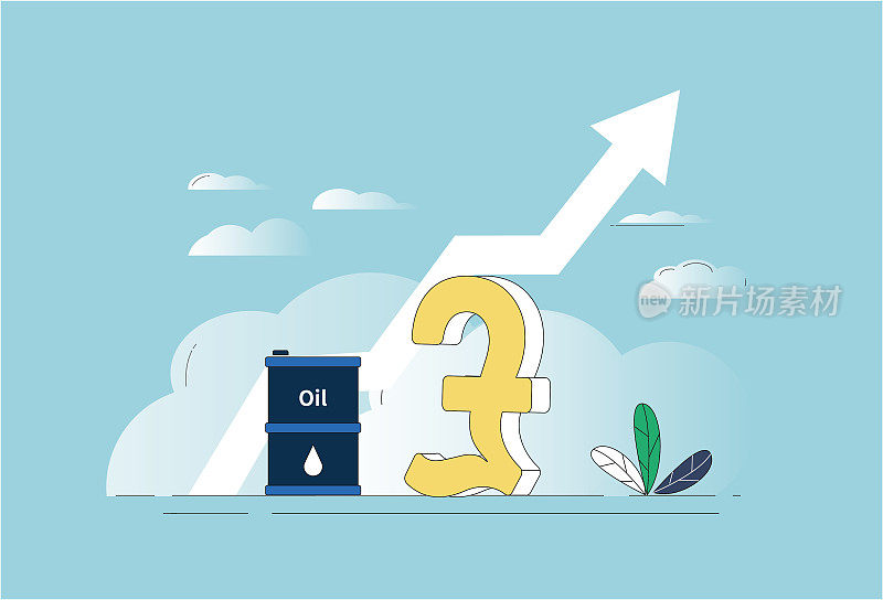 英镑上涨,油价上涨。