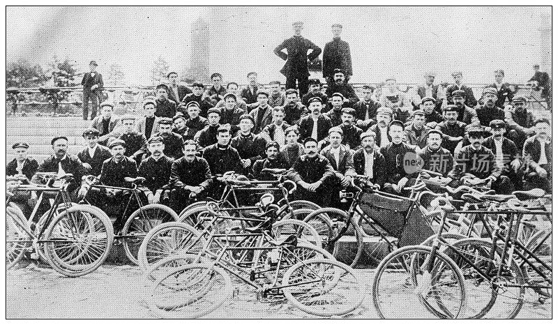 1897年的运动和消遣:南布鲁克林的自行车俱乐部