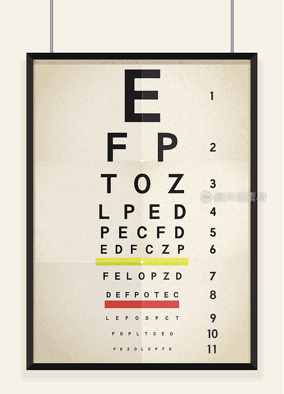 视力检查表
