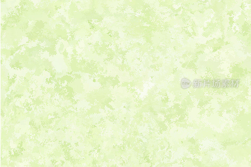 绿色抽象水彩纹理背景。粉彩水彩刷飞溅图案