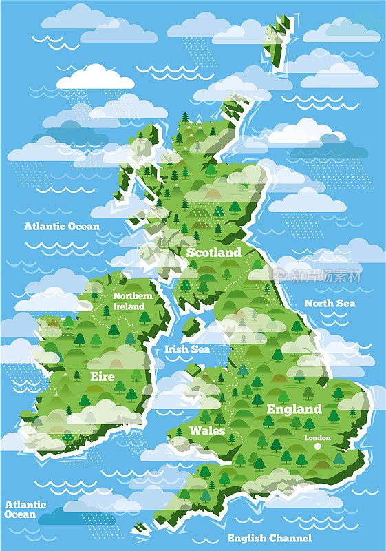 英国大地图