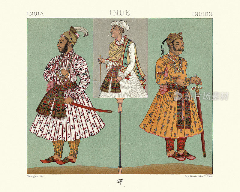 印度的传统服饰和时尚，王子，沙扎德