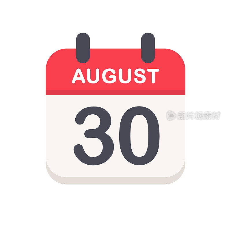 8月30日-日历图标